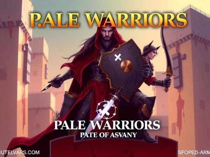 Pale Warriors Epic Fantasy Adventure Pale Warriors Game Cover Art